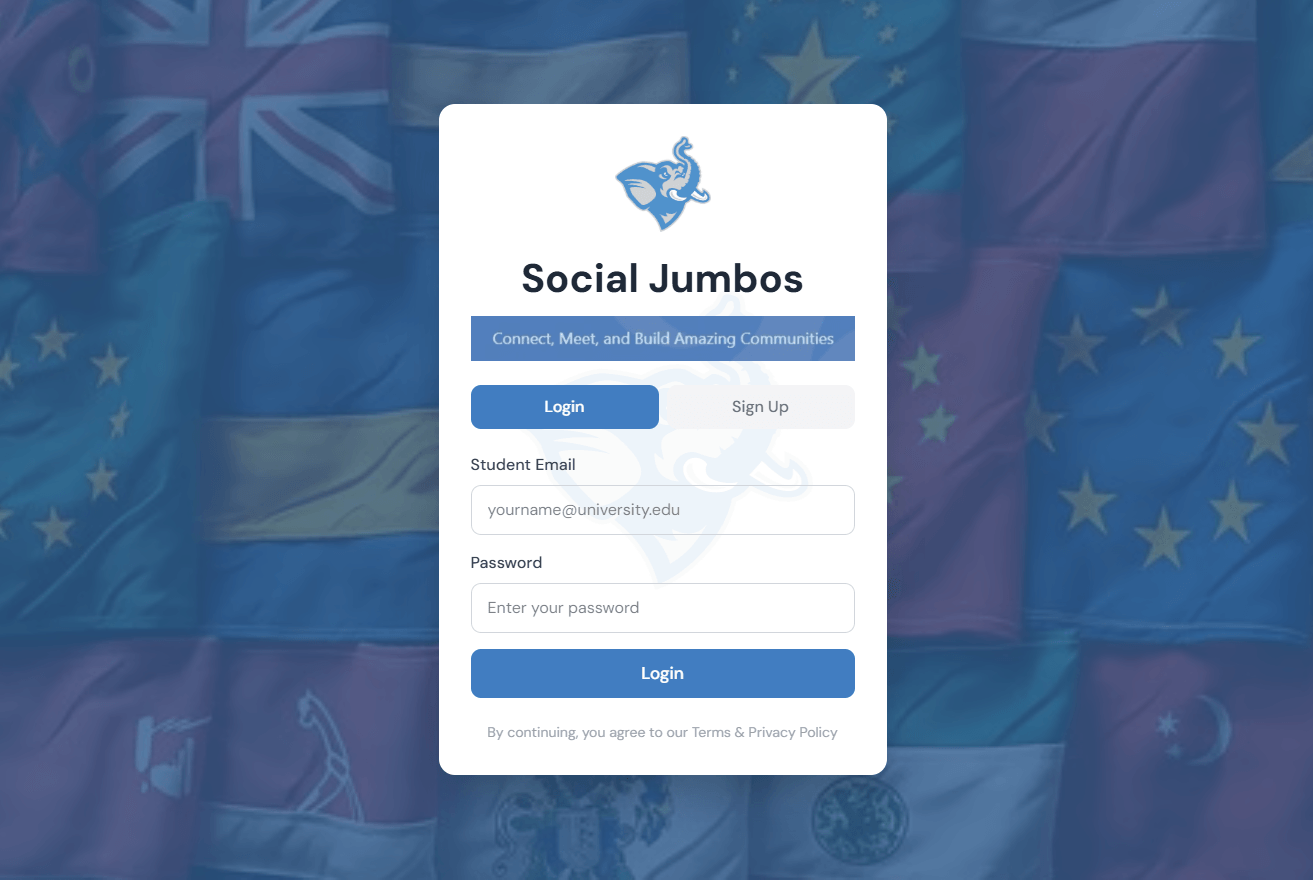 Social Jumbos – Event Organization & Community Platform